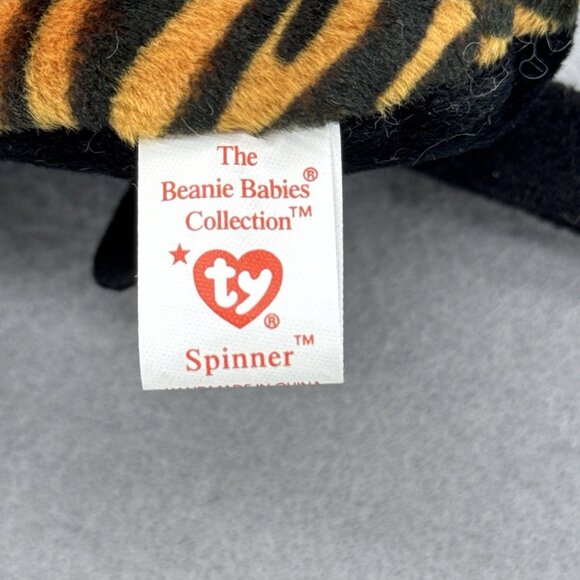 Spider Plush Spinner Lot of 2 TY Beanie Buddy & Baby Stuffed Toys Black Brown - Picture 15 of 16